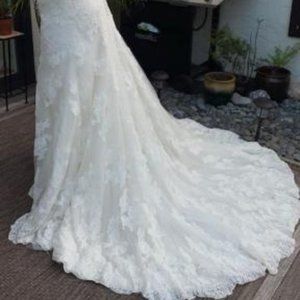 Wedding Dress, light cream, great condition